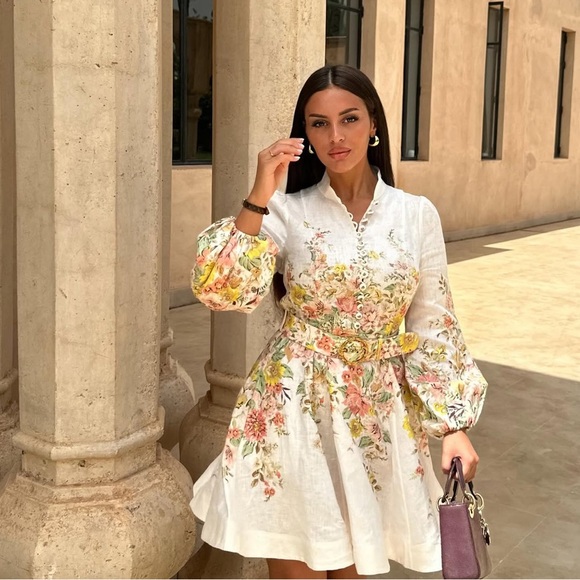 ZIMMERMANN Matchmaker Buttoned Mini Dress - Picture 17 of 17